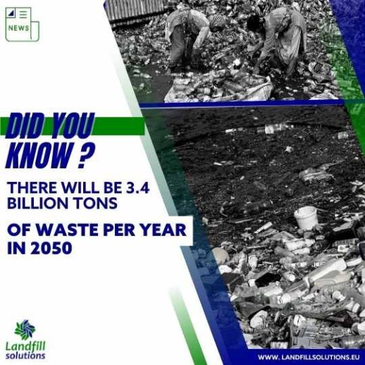 Did you know? In 2050, the world will generate 3.4 billion tonnes of waste per year