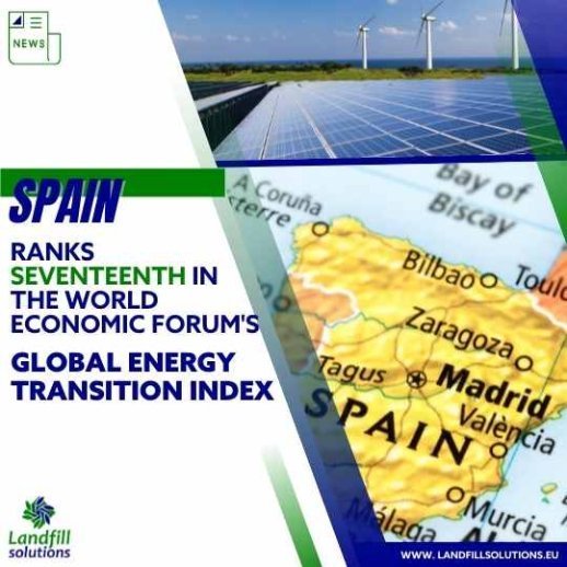 Spain ranks seventeenth in the World Economic Forum’s Global Energy Transition Index