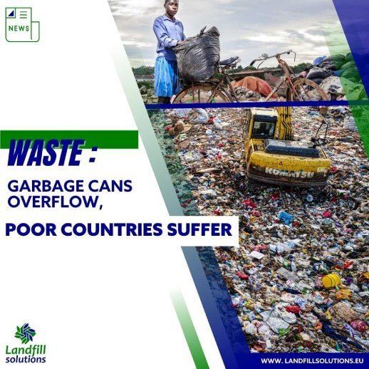 WASTE: garbage cans overflow, poor countries suffer
