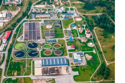 Sewage waste treament plant