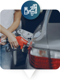 Petrol car harmful emissions