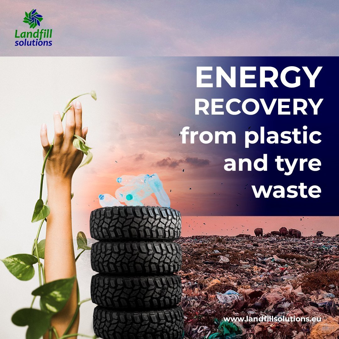 Energy recovery from plastic and tyres waste